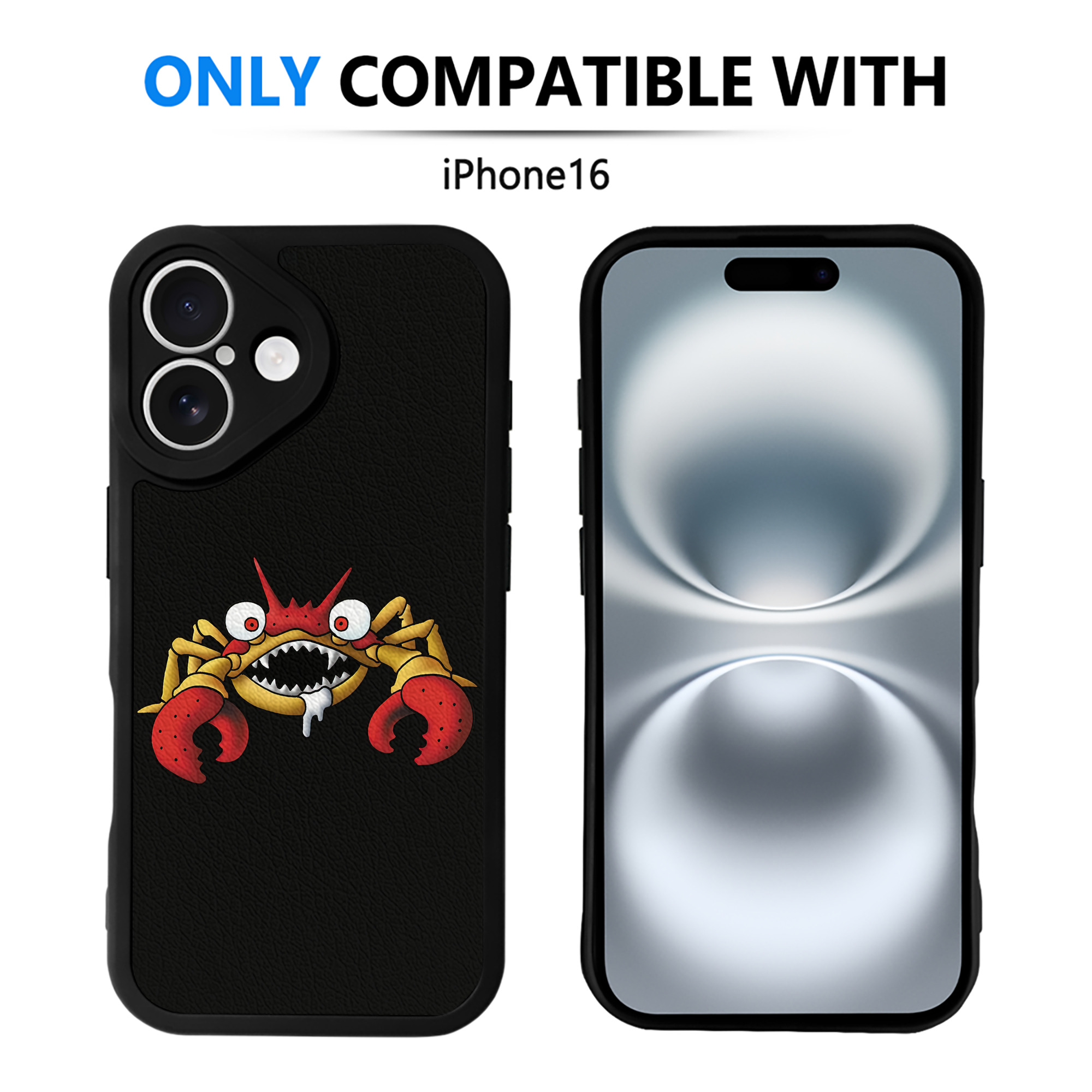 （画像用） ドラゴンクエスト Doragon Kuesuto Dragon Quest 【iPhone 16シリーズ対応】シリコンスマホケース（レザー調） 材質：シリコン